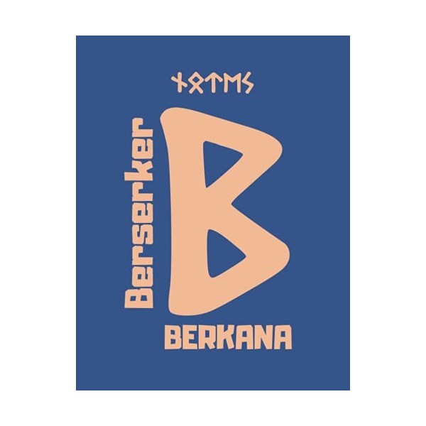 Berkana Rune Tagebuch Notizbuch , Vikings Valhalla , Berserker: Kompositionsbuch