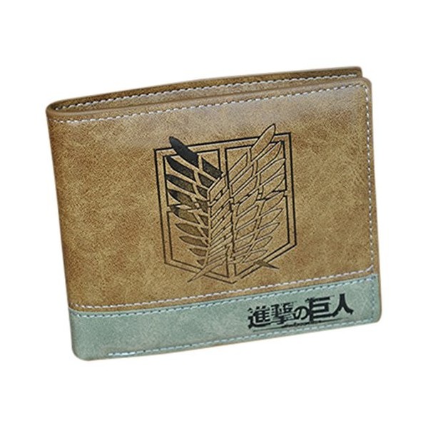 Attack on Titan Shingeki no Kyojin Recon Corps PU Leather Wallet Purse
