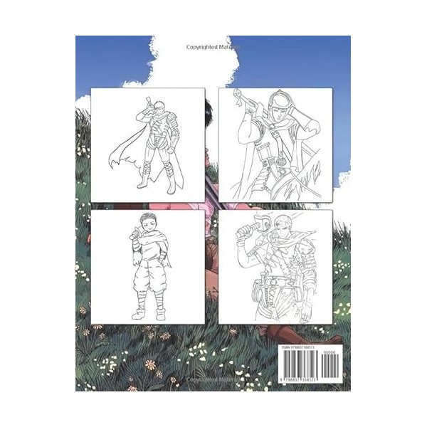 Berserk Coloring Book: Nice Books Original Anxiety Adults For Men And Women Activity Pages Stress Relief