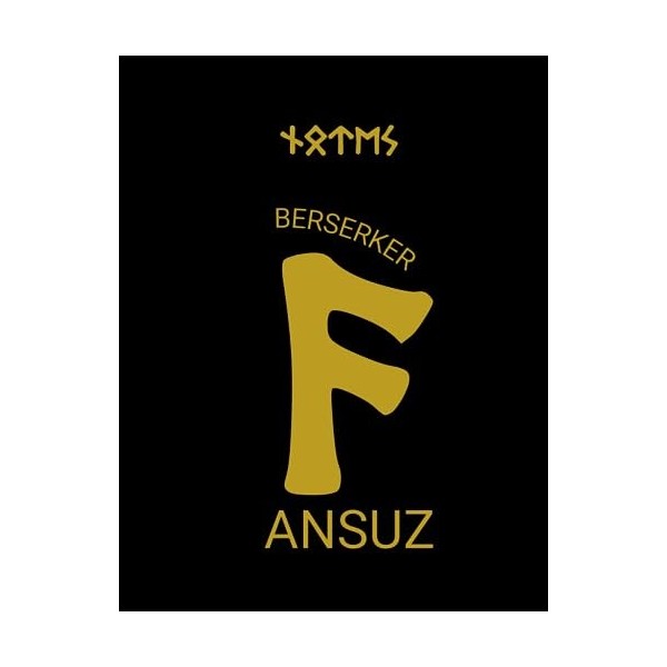 Ansuz Rune Tagebuch Notizbuch , Vikings Valhalla , Berserker: Kompositionsbuch