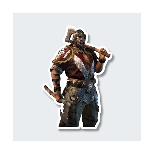 France Blasons for Honor, Vikings - Berserker, Sticker Autocollant Plusieurs Tailles, Super Prix 5 cm de Large 