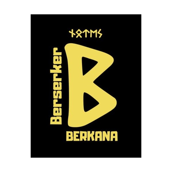 Berkana Rune Tagebuch Notizbuch , Vikings Valhalla , Berserker: Kompositionsbuch
