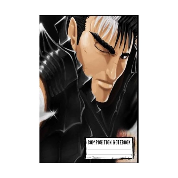 Anime Notebook: Berserk Journal for manga lovers , for writing and notes , Lined College, Ruled Paper | N03XA6