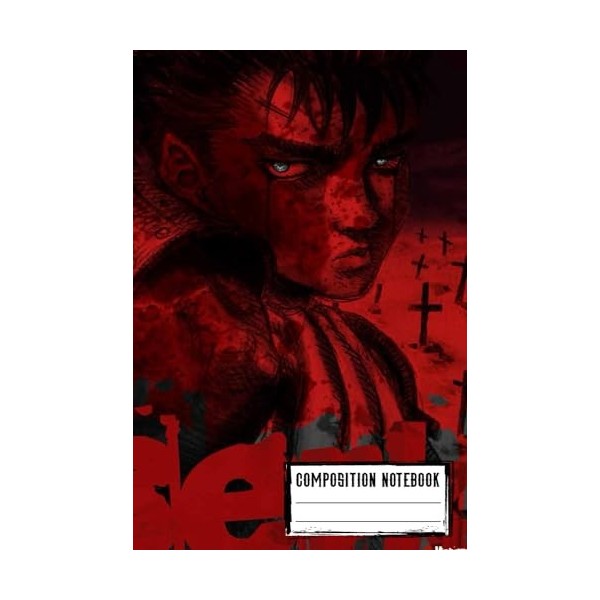 Anime Notebook: Berserk Journal for manga lovers , for writing and notes , Lined College, Ruled Paper | N03XA8
