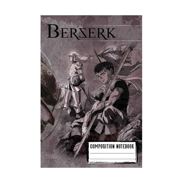 Anime Notebook: Berserk Journal for manga lovers , for writing and notes , Lined College, Ruled Paper | N03XA1
