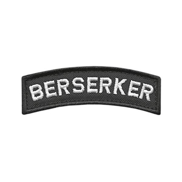 2AFTER1 Berserker Shoulder Tab Viking Norse Icelandic Heathen Army Military Morale Tactical Touch Fastener Patch