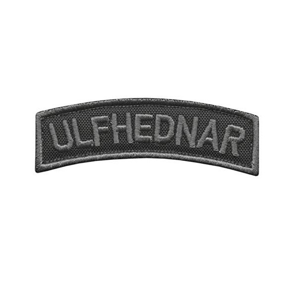 2AFTER1 Blackout Ulfhednar Berserker Shoulder Tab Berserkr Viking Norse Heathen Morale Tactical Hook Patch