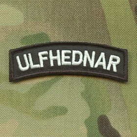2AFTER1 Ulfhednar Berserker Shoulder Tab Berserkr Viking Norse Icelandic Heathen Army Military Morale Tactical Touch Fastener