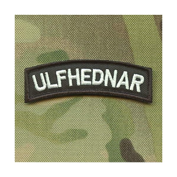 2AFTER1 Ulfhednar Berserker Shoulder Tab Berserkr Viking Norse Icelandic Heathen Army Military Morale Tactical Touch Fastener