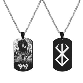 westtrend Anime Berserk Guts Collier Cosplay Griffith Egg Of King The Golden Age Arc Pendentif Swordsman Guts Peripheral Orna