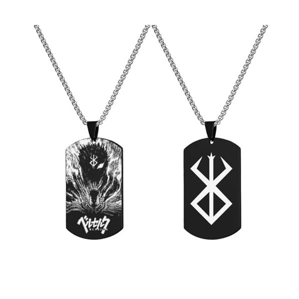 westtrend Anime Berserk Guts Collier Cosplay Griffith Egg Of King The Golden Age Arc Pendentif Swordsman Guts Peripheral Orna