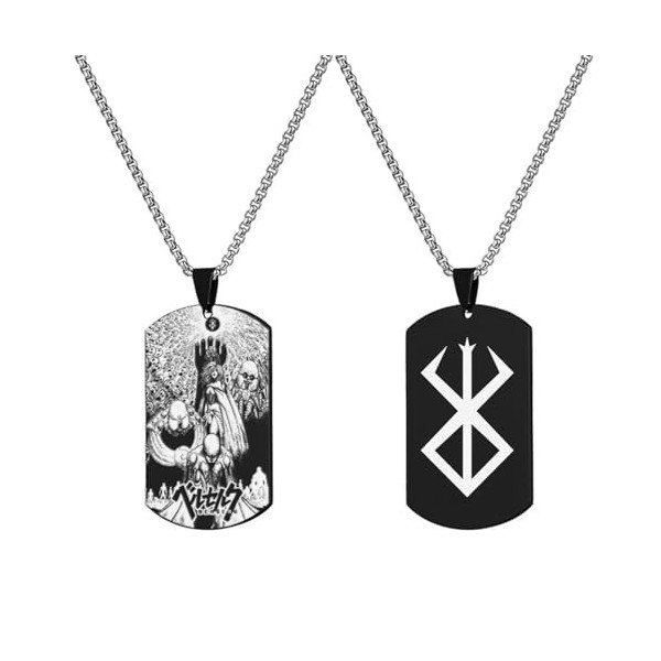 westtrend Anime Berserk Guts Collier Cosplay Griffith Egg Of King The Golden Age Arc Pendentif Swordsman Guts Peripheral Orna