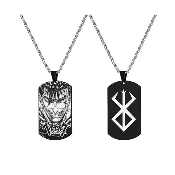 westtrend Anime Berserk Guts Collier Cosplay Griffith Egg Of King The Golden Age Arc Pendentif Swordsman Guts Peripheral Orna