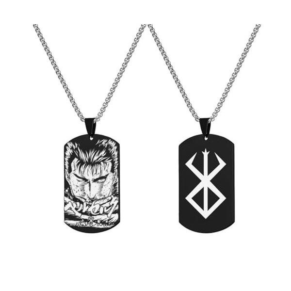 westtrend Anime Berserk Guts Collier Cosplay Griffith Egg Of King The Golden Age Arc Pendentif Swordsman Guts Peripheral Orna