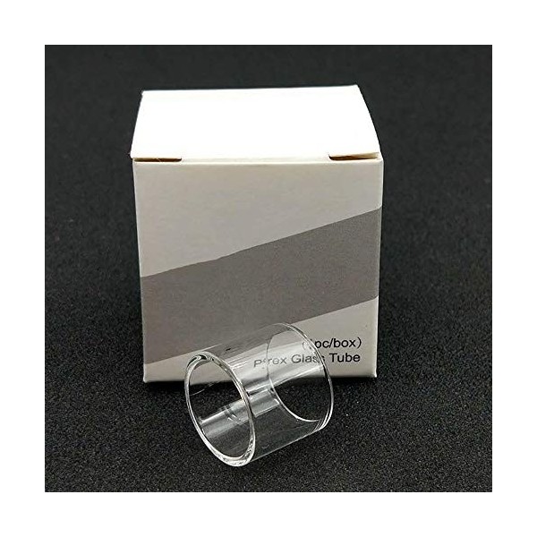 Denghui-ec Remplacement Pyrex Verre Tube 2ml Capacité for Vandy Vape Berserker V1.5 Mini MTL RTA 22mm Version Atomiseur réser