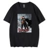 XSLGOGO Anime Berserk Guts Harajuku T-Shirt The Black Swordsman Décontracté Hauts à Manches Courtes Col Rond T-Shirt pour Les