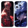 2 Pièces Coque pour Apple iPhone 15 PRO 6.1, avec Anime motif Jujutsu Kaisen Gojo Satoru Itadori Yuji Manga Antichoc TPU Si