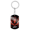 Berserk Porte-clés Anime Personnage Guts Guts Pendentif Crâne Chevalier Porte-clés Skull Knight Guts Porte-clés Epéiste Black