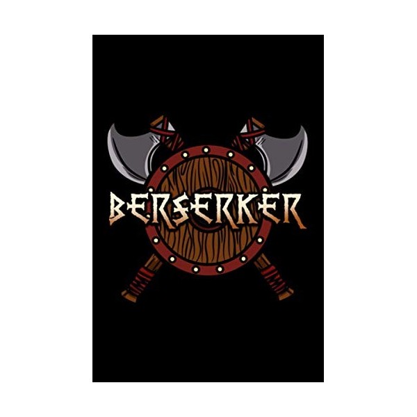Berserker: 6x9 Wiking Notebook, Sketchbook, Sketchpad, Dotgrid, 120 Pages