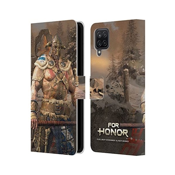 Head Case Designs sous Licence Officielle for Honor Berserker Personnages Coque en Cuir à Portefeuille Compatible avec Galaxy