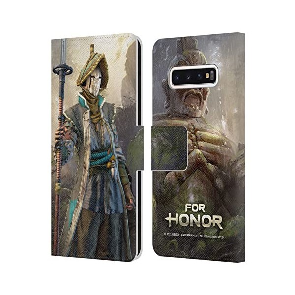 Head Case Designs sous Licence Officielle for Honor Berserker Personnages Coque en Cuir à Portefeuille Compatible avec Galaxy