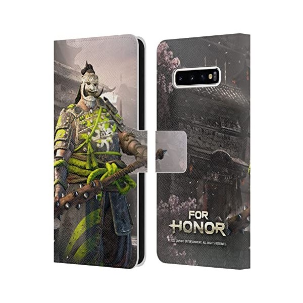 Head Case Designs sous Licence Officielle for Honor Berserker Personnages Coque en Cuir à Portefeuille Compatible avec Galaxy