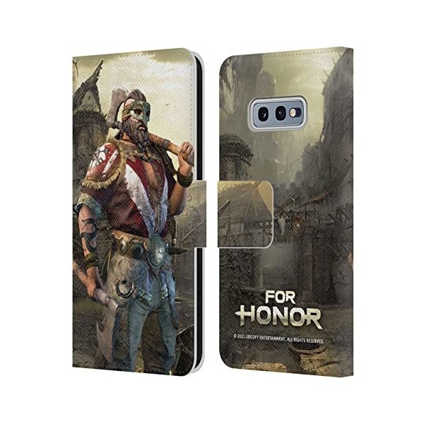 Head Case Designs sous Licence Officielle for Honor Berserker Personnages Coque en Cuir à Portefeuille Compatible avec Galaxy