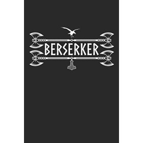 Berserker: Notebook 6x9 Dotgrid White Paper 118 Pages | Viking Pagan
