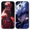 LYUBFDC 2 Pièces Coque pour Apple iPhone 13 6.1, avec Anime Motif Jujutsu Kaisen Gojo Satoru Itadori Yuji Manga Antichoc TP