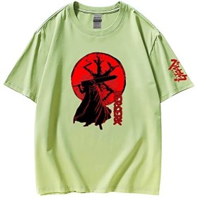 XSLGOGO Unisexe Berserk T-Shirt Guts Cosplay Costume Dété Pull À Manches Courtes pour Anime Berserk Fans Cadeau