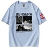 XSLGOGO Unisexe Berserk T-Shirt Guts Cosplay Costume Dété Pull À Manches Courtes pour Anime Berserk Fans Cadeau