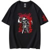 XSLGOGO Unisexe Berserk T-Shirt Guts Cosplay Costume Dété Pull À Manches Courtes pour Anime Berserk Fans Cadeau