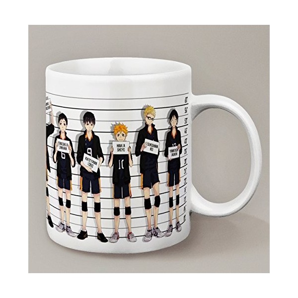 Kanto Factory Mug Haikyū Lycée Karasuno avec Shōyō Hinata, Tobio Kageyama et Toute léquipe