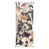 CoolChange Grand Poster en Rouleau | Kakemono de Haikyu !!! Fait de Tissu | 100x40cm | Motif: Equipe de Volley-Ball de Karasu
