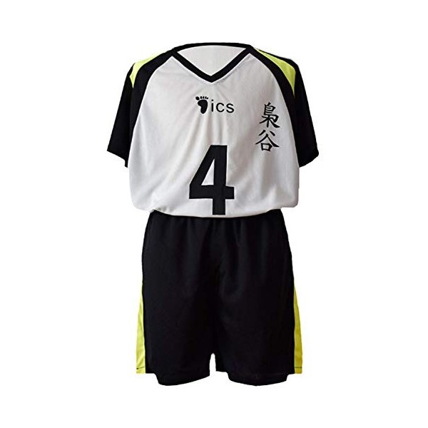 QYIFIRST Anime Haikyuu !! Fukurodani Académie Uniforme Bokuto Koutarou Haikyu Trikot Club de Volleyball Costume Cosplay Triko