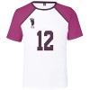 YIMIAO Haikyuu Homme Femme Impression en 2D à Manches Courtes Été Unisexe Kageyama T-Shirt Garçon Japanese Anime Vetement de 