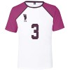 YIMIAO Haikyuu Homme Femme Impression en 2D à Manches Courtes Été Unisexe Kageyama T-Shirt Garçon Japanese Anime Vetement de 