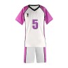 Black Sugar Ensemble Tenu Cosplay Maillot Volley Haikyu Amine Déguisement Bonne Qualité Solide Violet 5, XL 