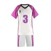 Black Sugar Ensemble Tenu Cosplay Maillot Volley Haikyu Amine Déguisement Bonne Qualité Solide Violet 5, XL 