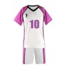 Black Sugar Ensemble Tenu Cosplay Maillot Volley Haikyu Amine Déguisement Bonne Qualité Solide Violet 5, XL 