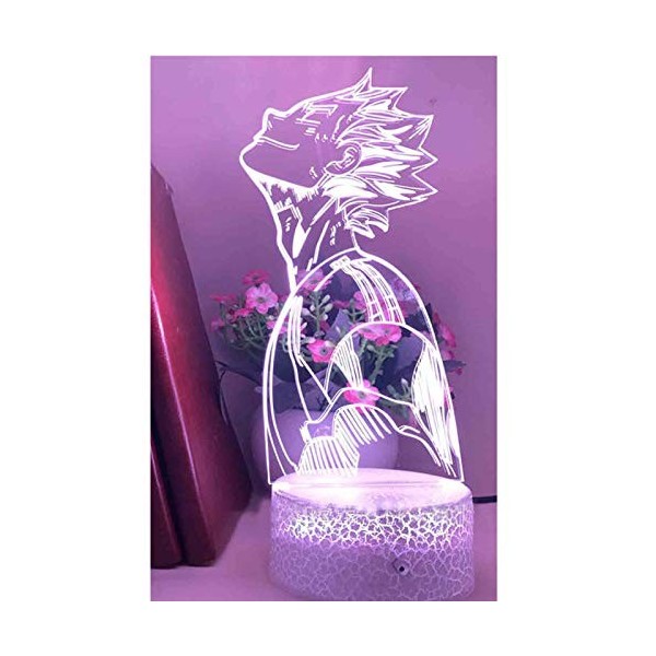 Veilleuse LED thème manga, Haikyuu Kozume Kenma, lampe pour enfants, idéale comme cadeau d’anniversaire, pour chambre à couch