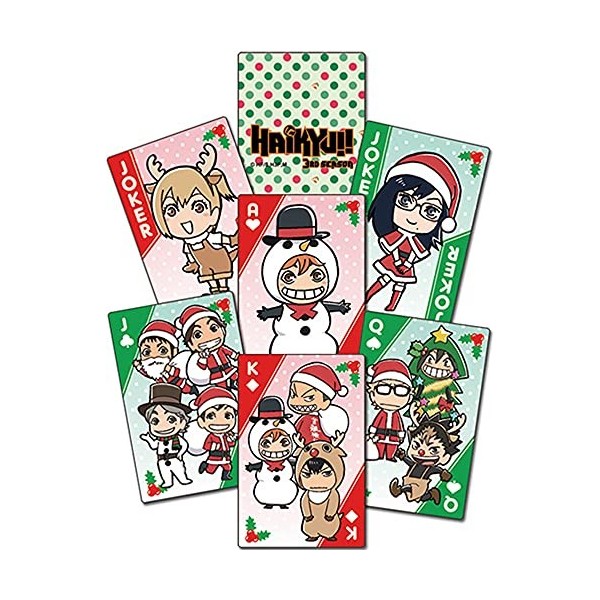 Great Eastern Entertainment Haikyu!! S3 Jeu de cartes de Noël Multicolore 12,7 cm
