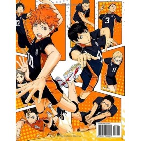 Haikyu!! Coloring Book: Volleyball Anime Coloring Books with High Quality Illustrations For teens And Adults