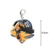 Lot de 10 porte-clés Haikyuu en acrylique avec figurine de dessin animé Haikyuu - Cadeau pour les fans, 10 pièces, 5.5cm
