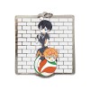 Haikyuuu!! Porte-clés Karasuno Nekoma Anime Karasuno High School Doomed Battle avec pendentif en acrylique pour les fans, typ