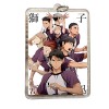 Haikyuuu!! Porte-clés Karasuno Nekoma Anime Karasuno High School Doomed Battle avec pendentif en acrylique pour les fans, typ