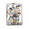 Haikyuuu!! Porte-clés Karasuno Nekoma Anime Karasuno High School Doomed Battle avec pendentif en acrylique pour les fans, typ