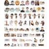 Lot de 100 autocollants Anime Haikyuu en vinyle imperméable pour enfants, adolescents, adultes, bouteilles deau, ordinateur 