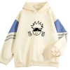 zhedu Japonais Jujutsu Kaisen Sweats À Capuche Imprimés Unisexe Harajuku Sweat-Shirts À Cordon De Dessin Animé Streetwear Pat