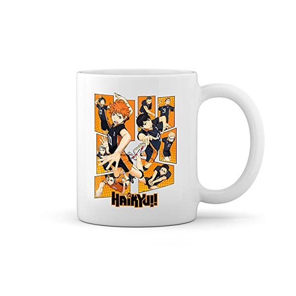 Karasuno High School Team Haikyu Tasse blanche Café Mug